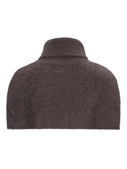 Sylvia chunky neck-dark brown