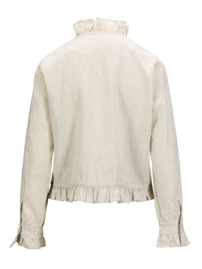 Betty Linen Jacket-beige
