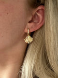 Big Golden Shell Sparkle Hoop
