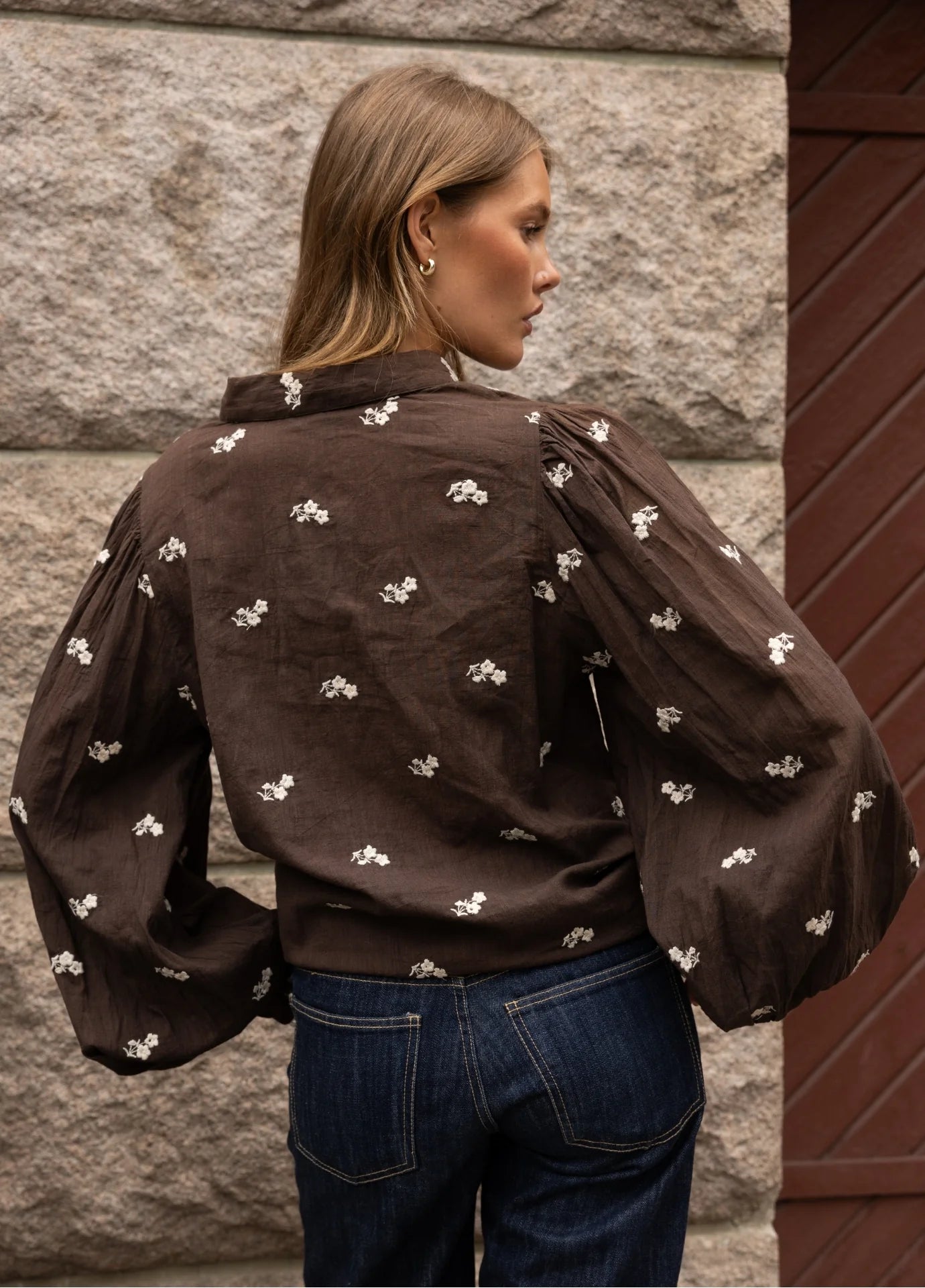 Anaya shirt cocao heritage