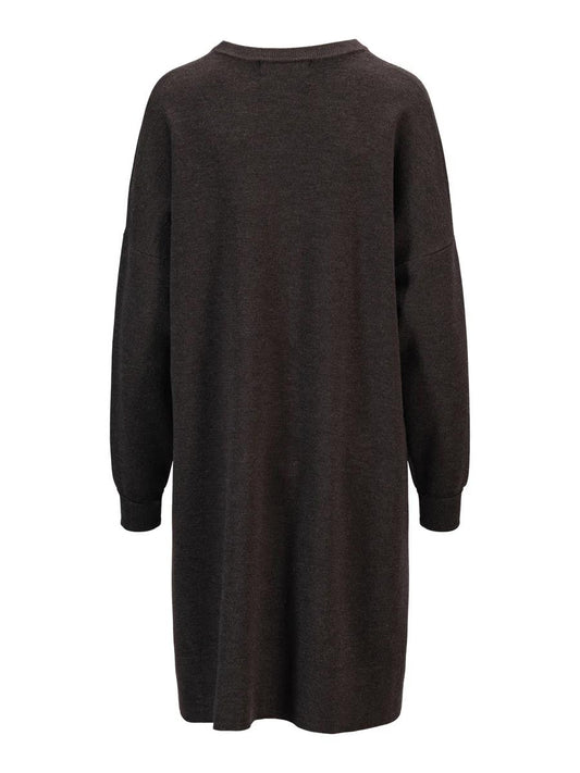 Chanila merino dress - black