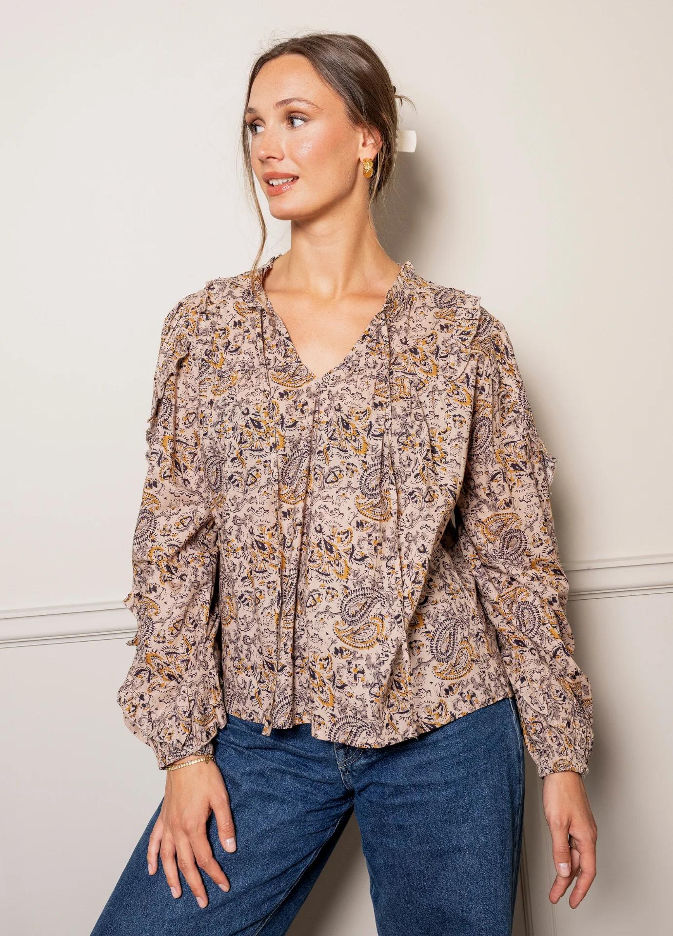 Sabina blouse - paisley