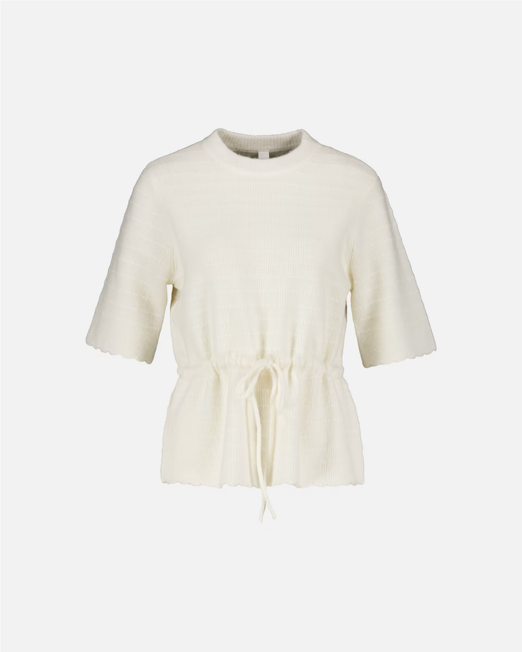 YASHellis Ss Knit Pullover-star white