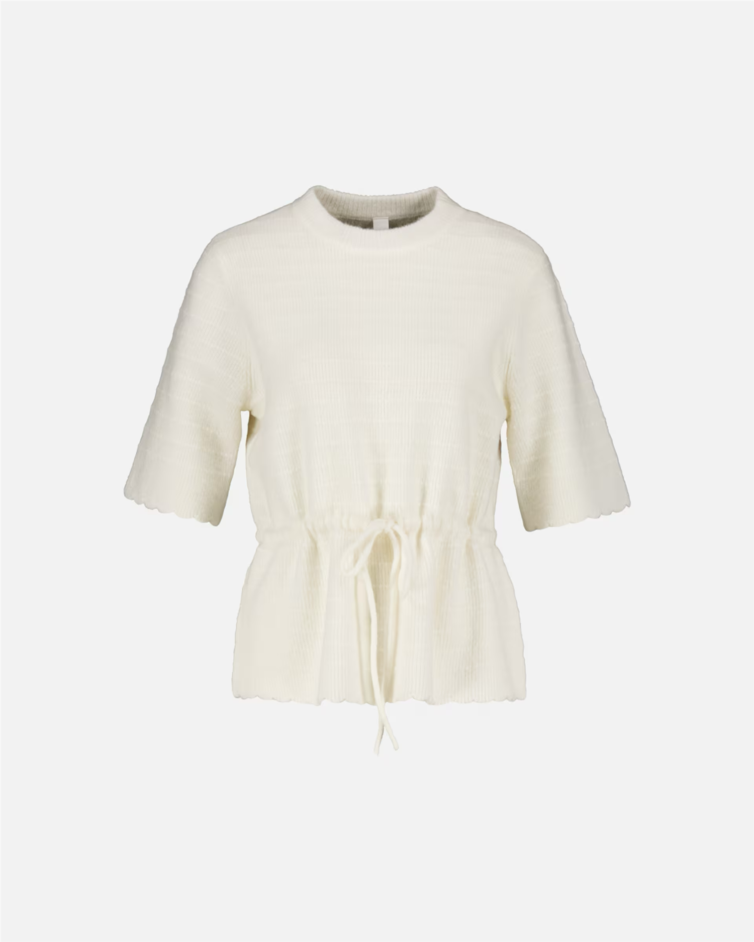 YASHellis Ss Knit Pullover-star white