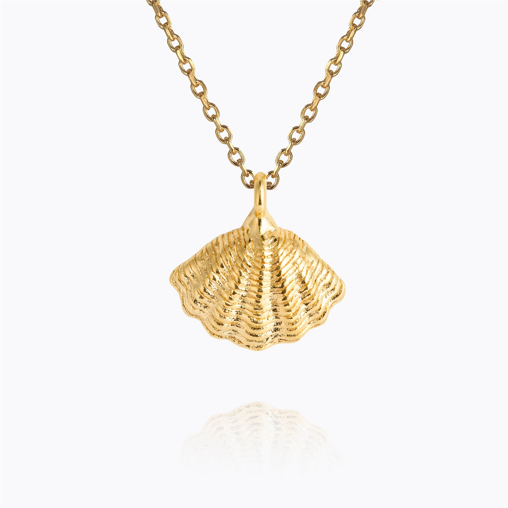 Mira Shell Necklace Gold