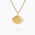 Mira Shell Necklace Gold