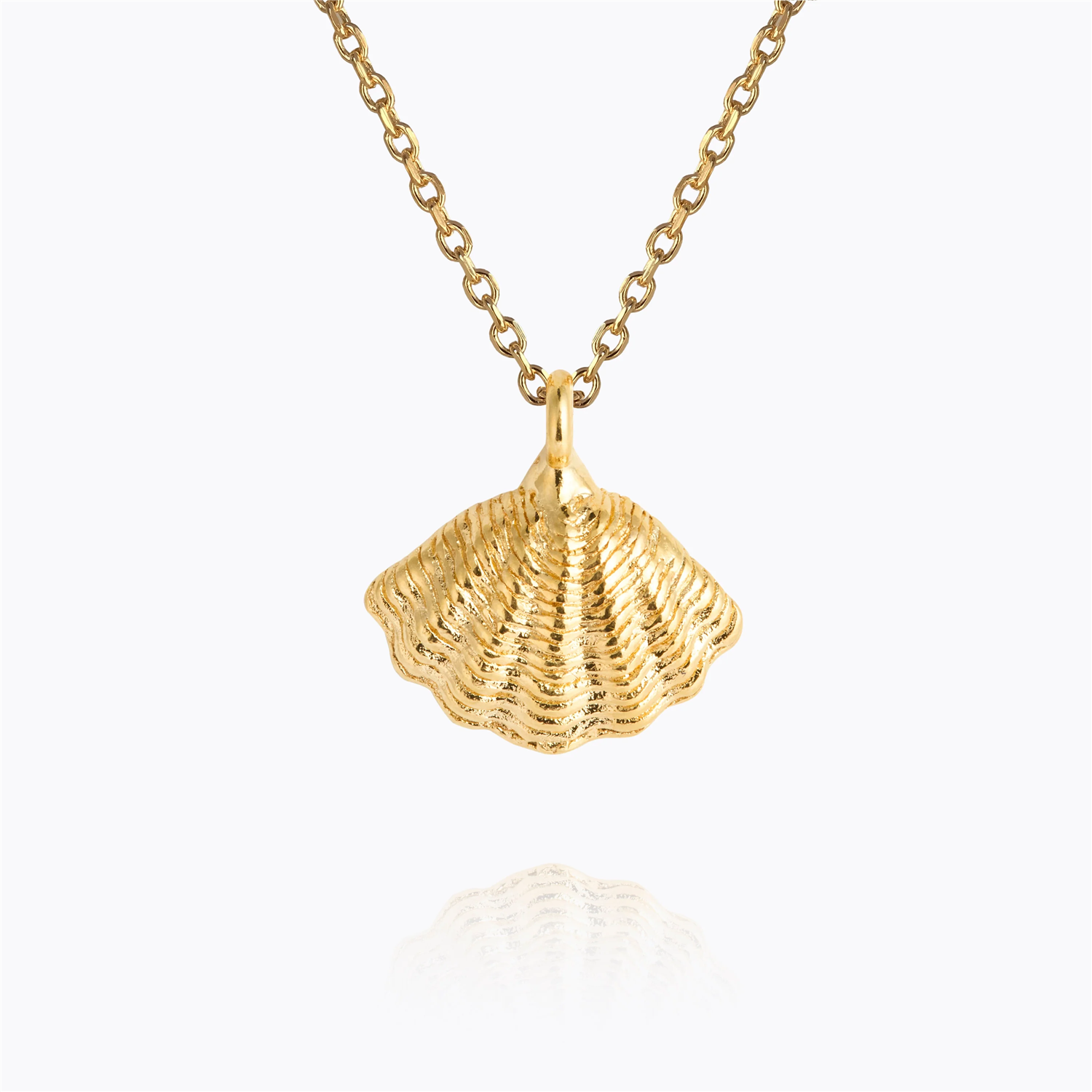 Mira Shell Necklace Gold