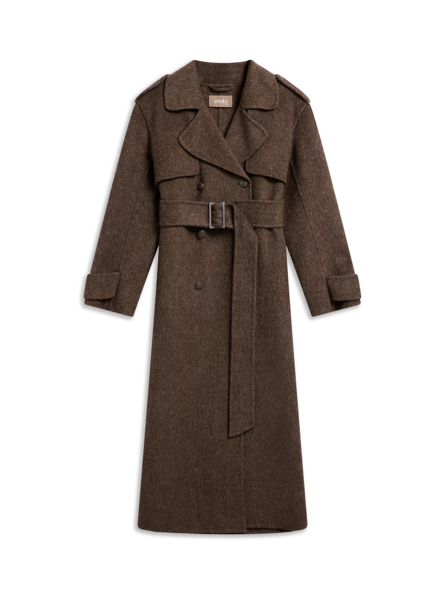 Yua coat - dark brown