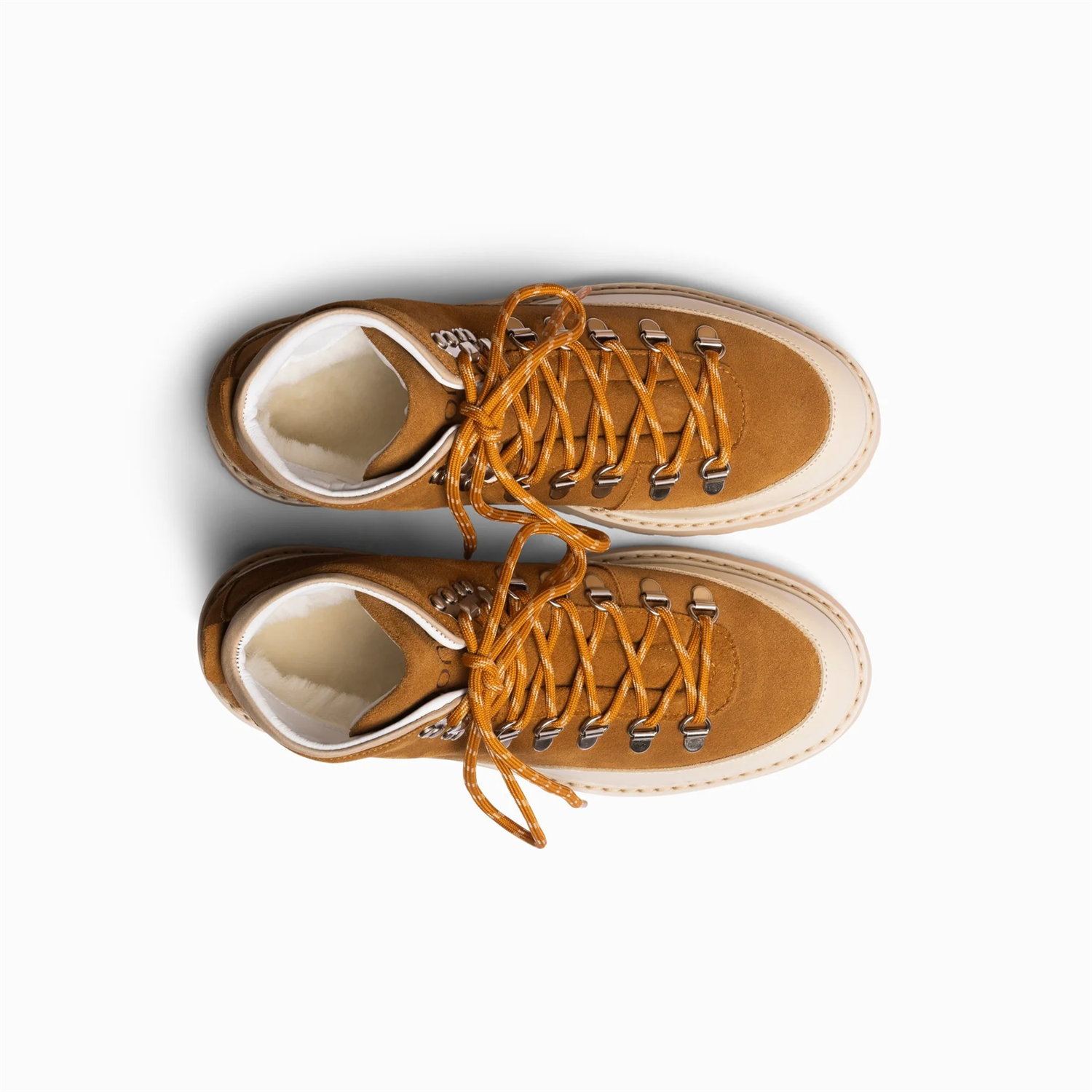 Core cap suede-cognac cream