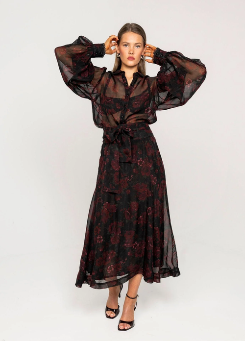 Anaya Blouse black Romance