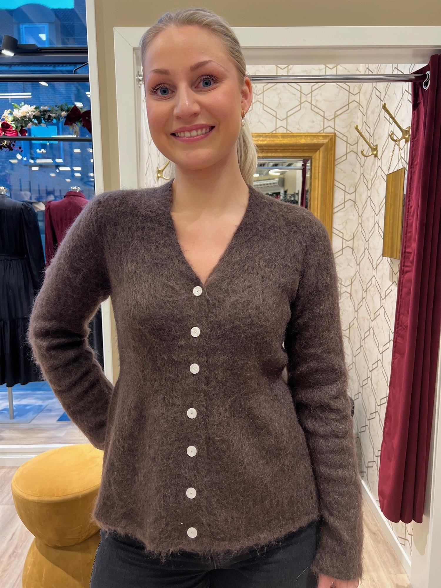 YasLimo Ls Mohair Blend Knit Cardigan