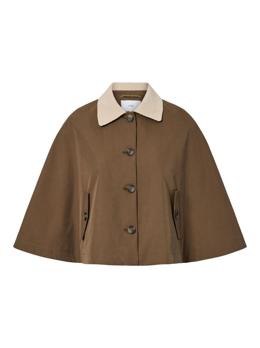 YAsMaloma Short Trench Cape -shitakel