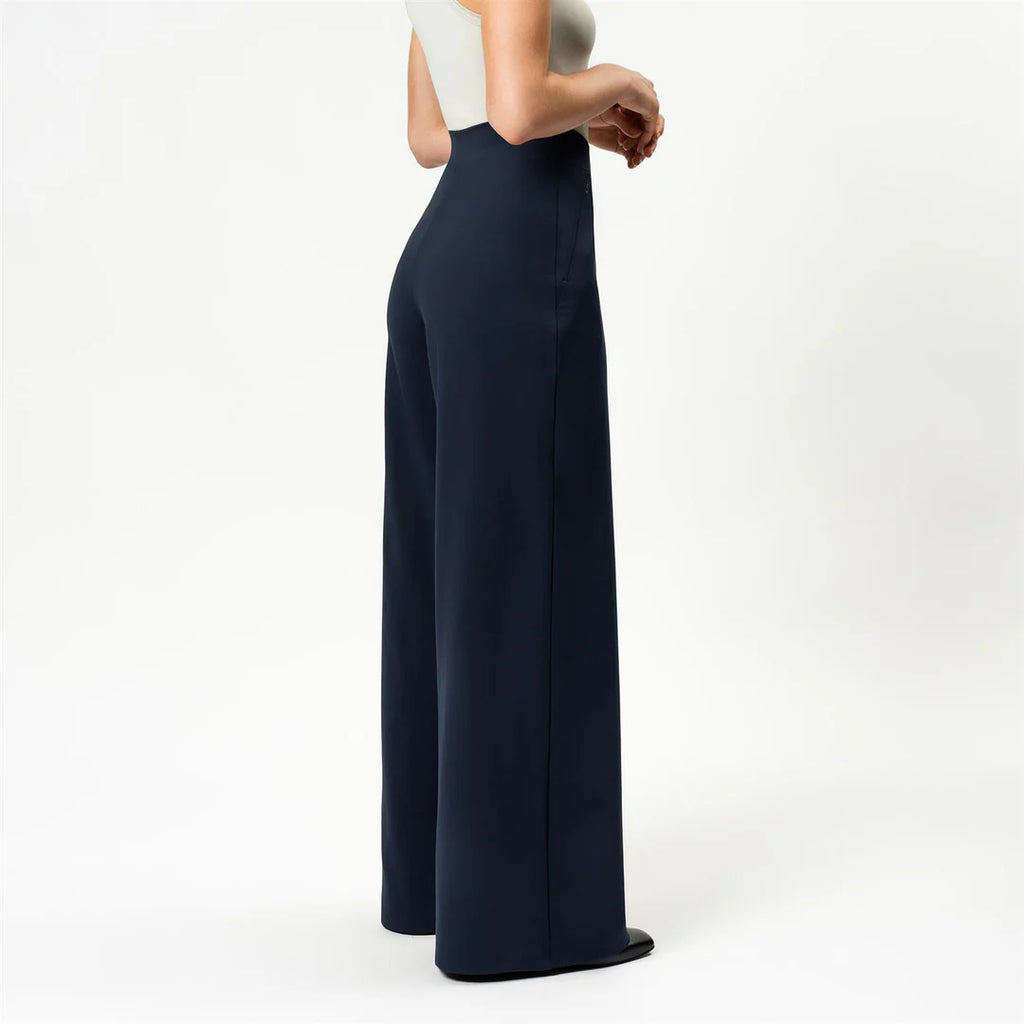 Asana wide pant32"-navy