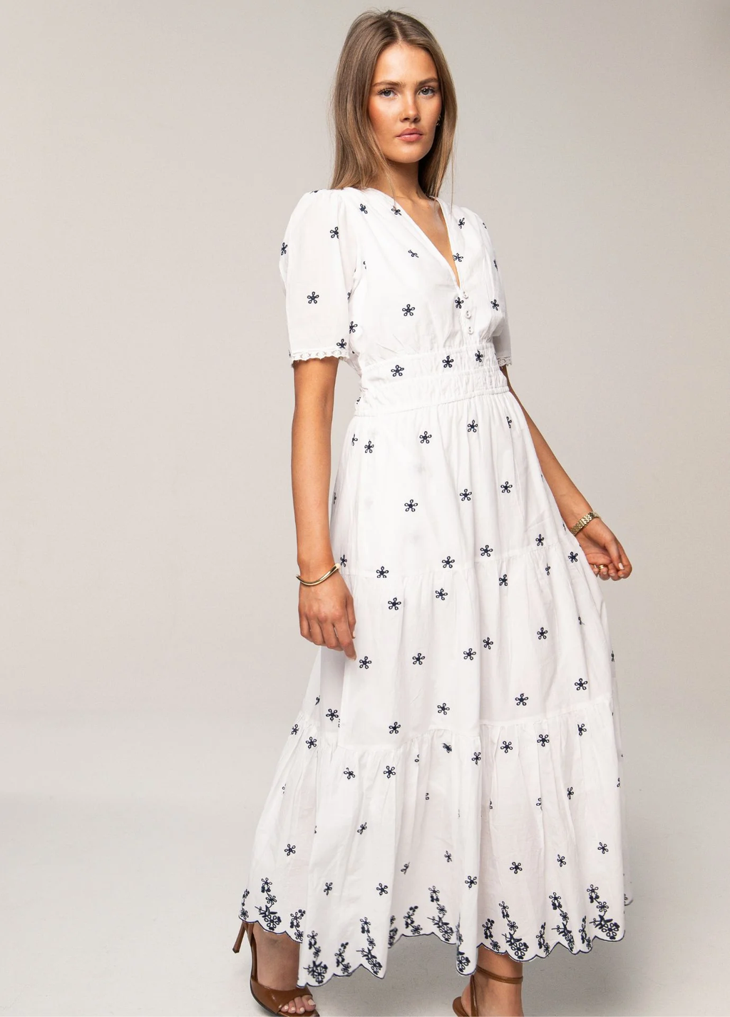 Mina dress -blue kiss