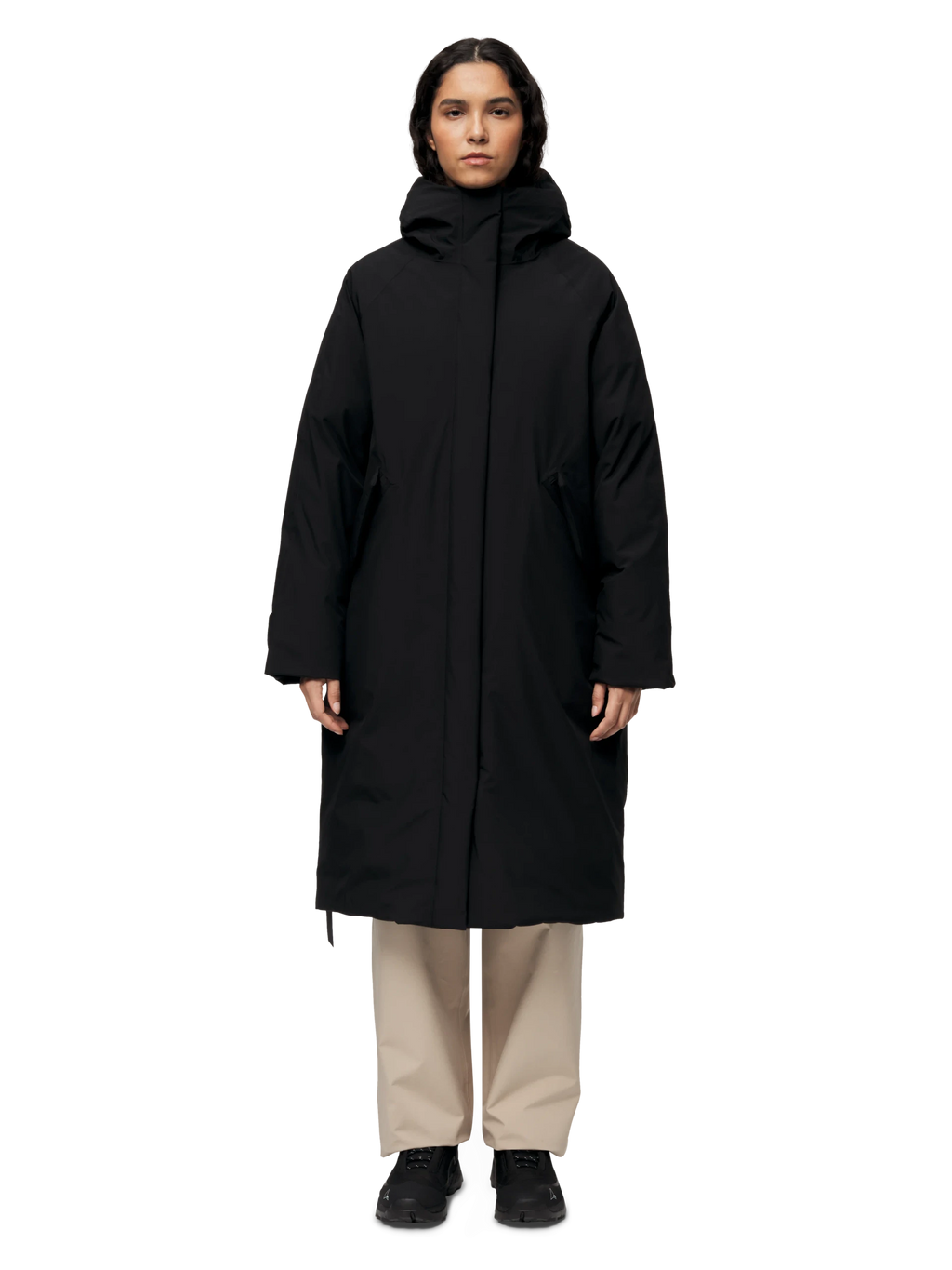 Røros down coat - black