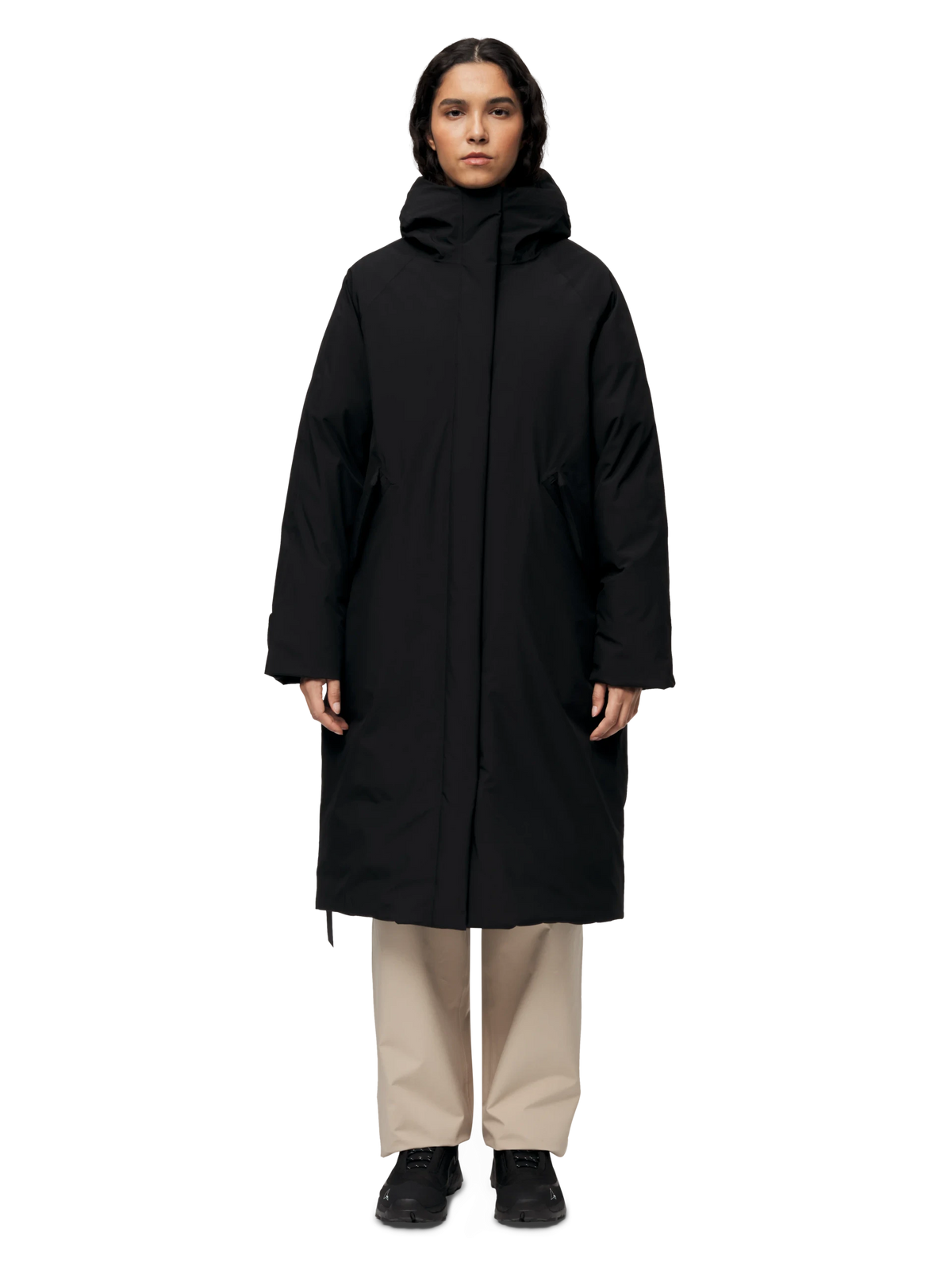 Røros down coat - black