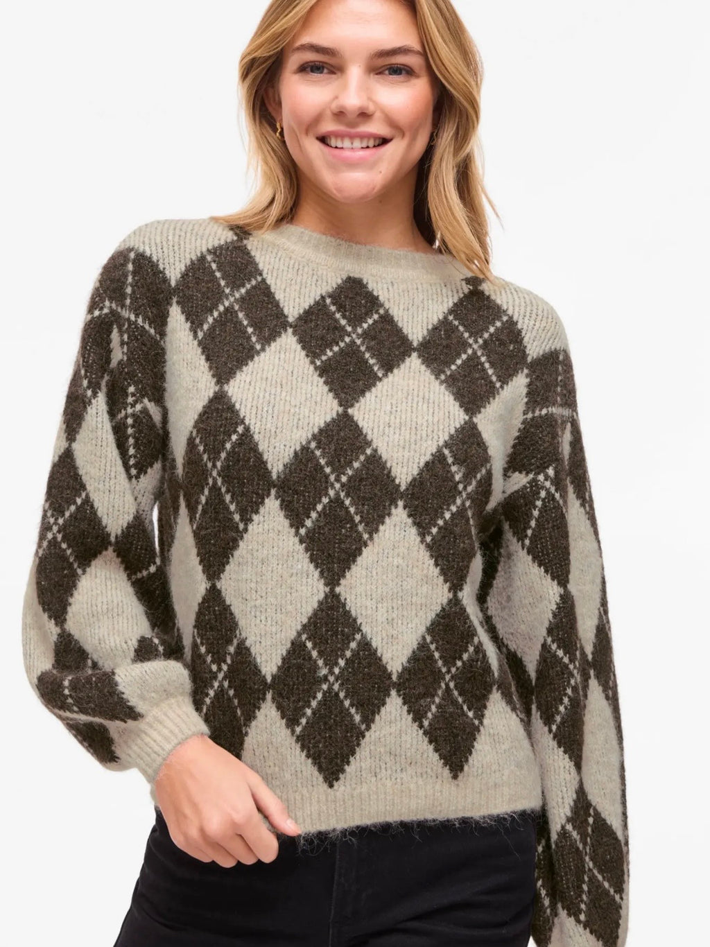 Vikarley l/s knit pullover-falcon