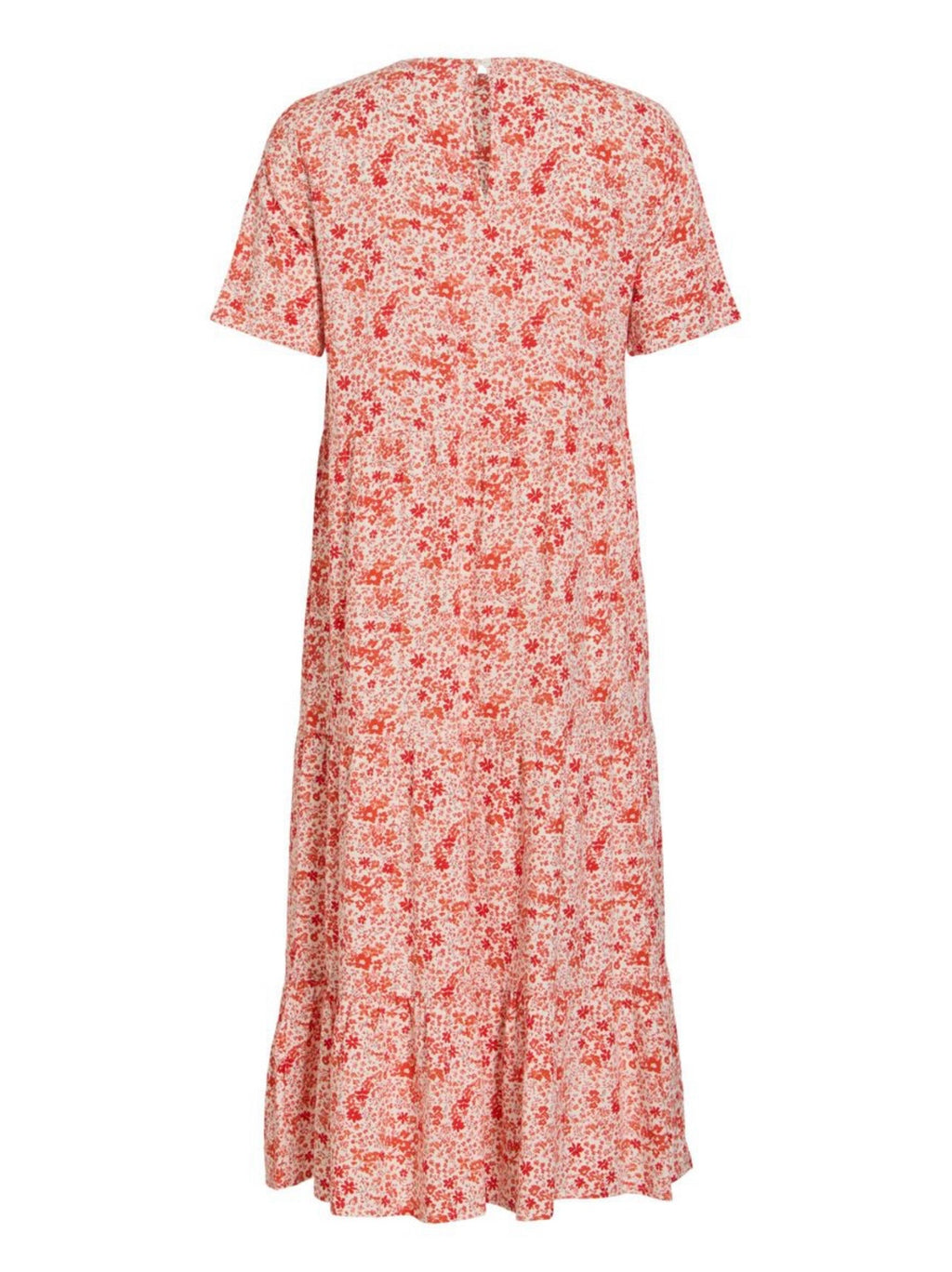 ViPaddina S/S Midi dress- red flowers