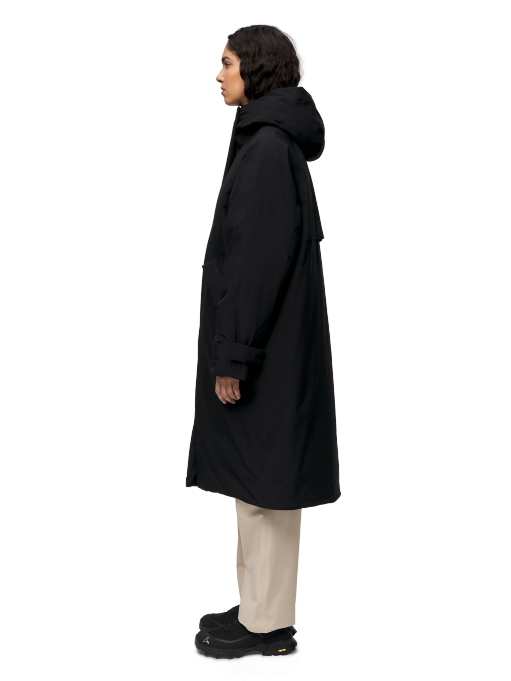 Røros down coat - black