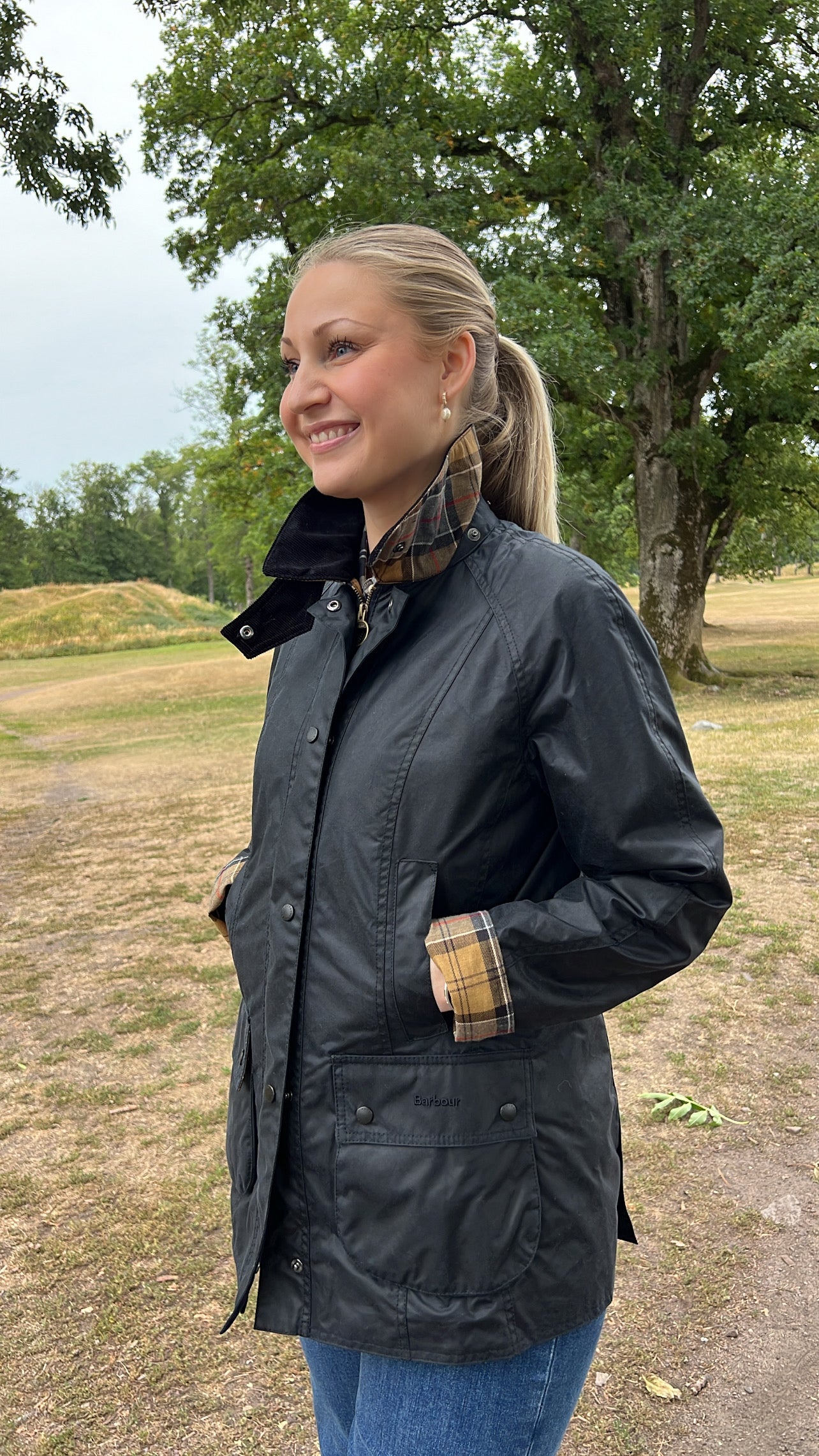 Beadnell Wax -navy