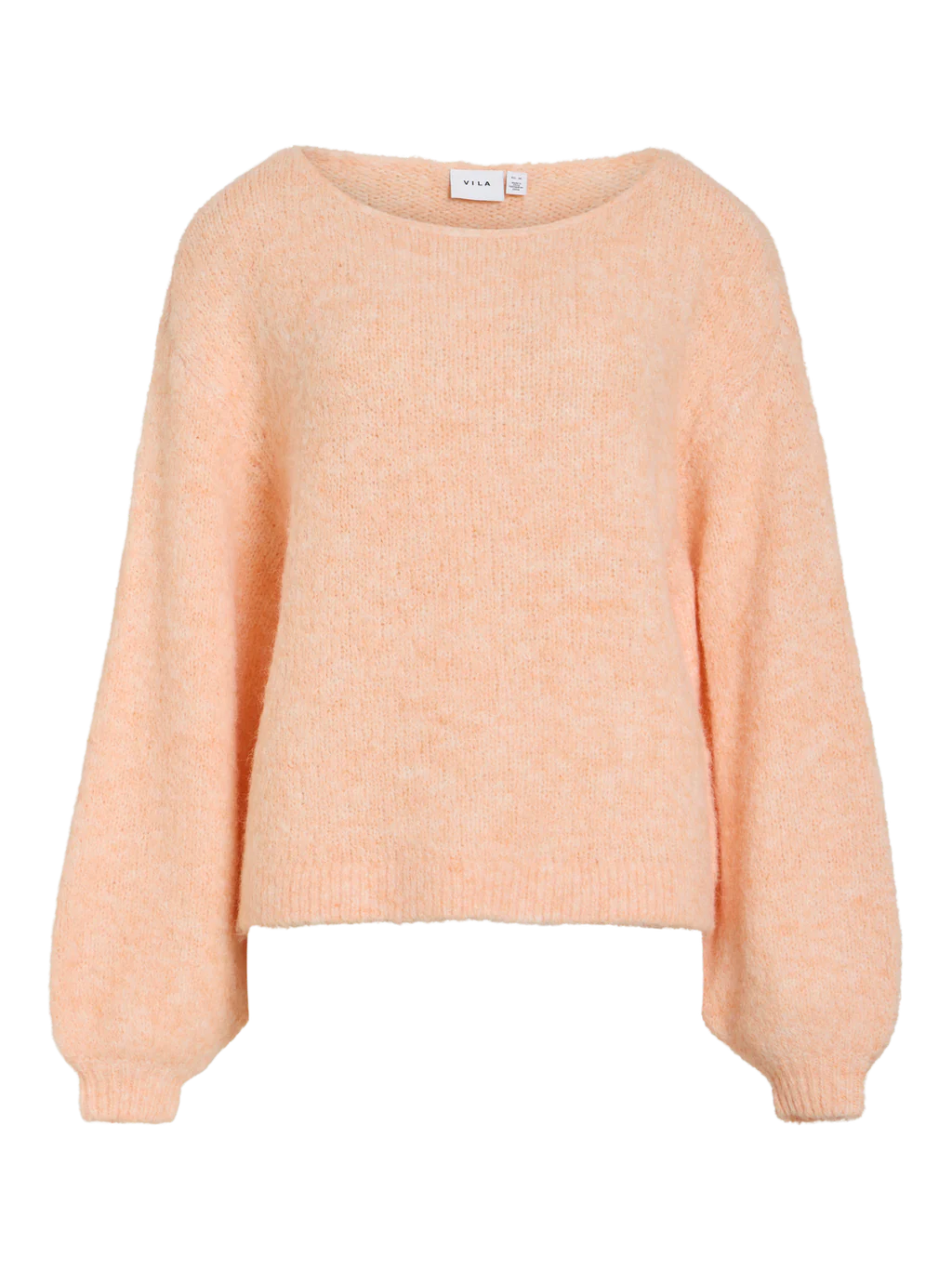 ViMarley L/S Knit Pullover-peach pearl