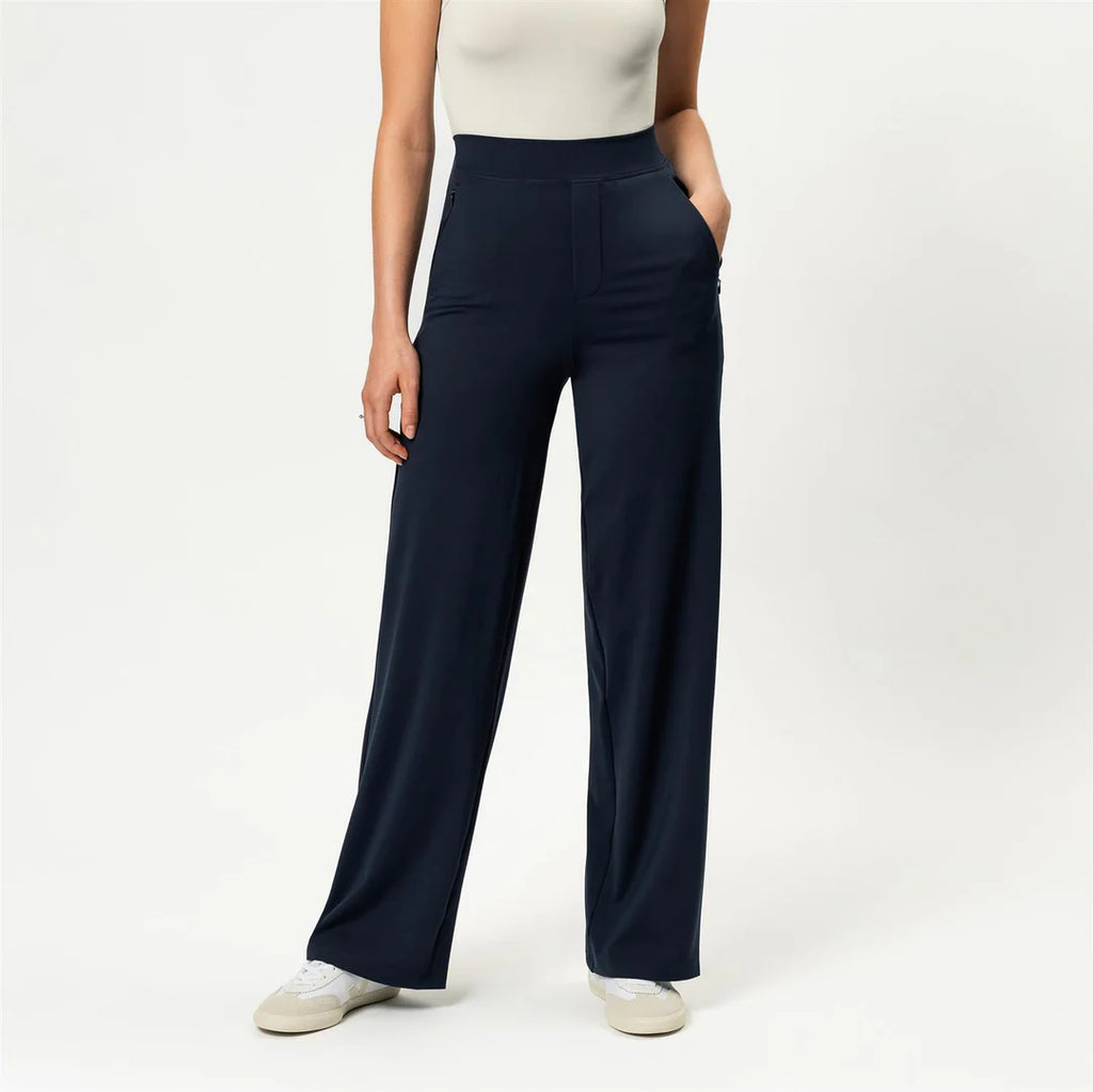 Asana Rel.straight pant32"-navy