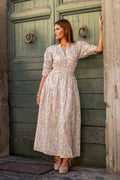 Fabienne dress-Pink Garden