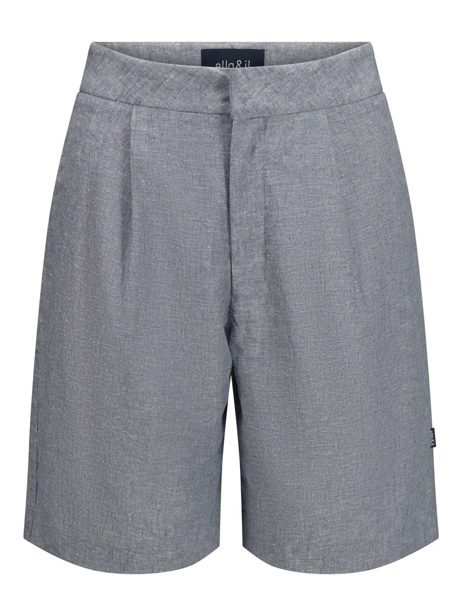 Fie Linen shorts-denim blue