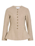 ViZikka L/S Waist Jacket-natural melange