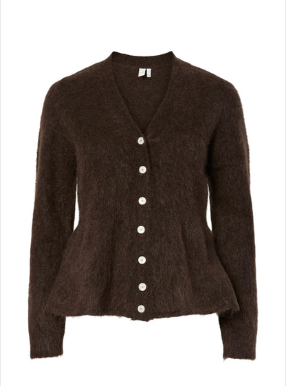 YasLimo Ls Mohair Blend Knit Cardigan