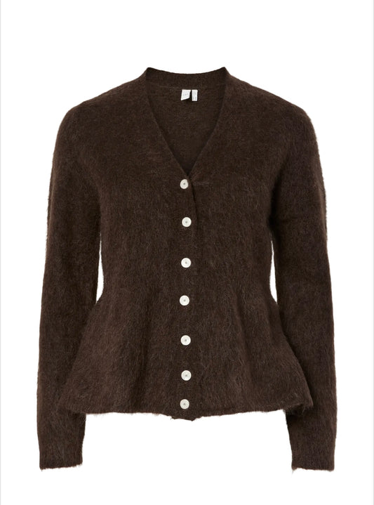 YasLimo Ls Mohair Blend Knit Cardigan