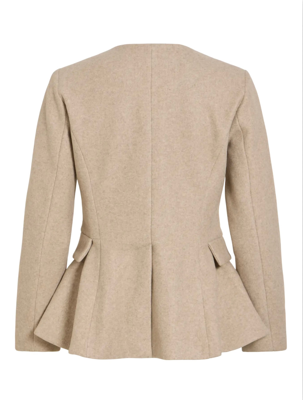 ViZikka L/S Waist Jacket-natural melange