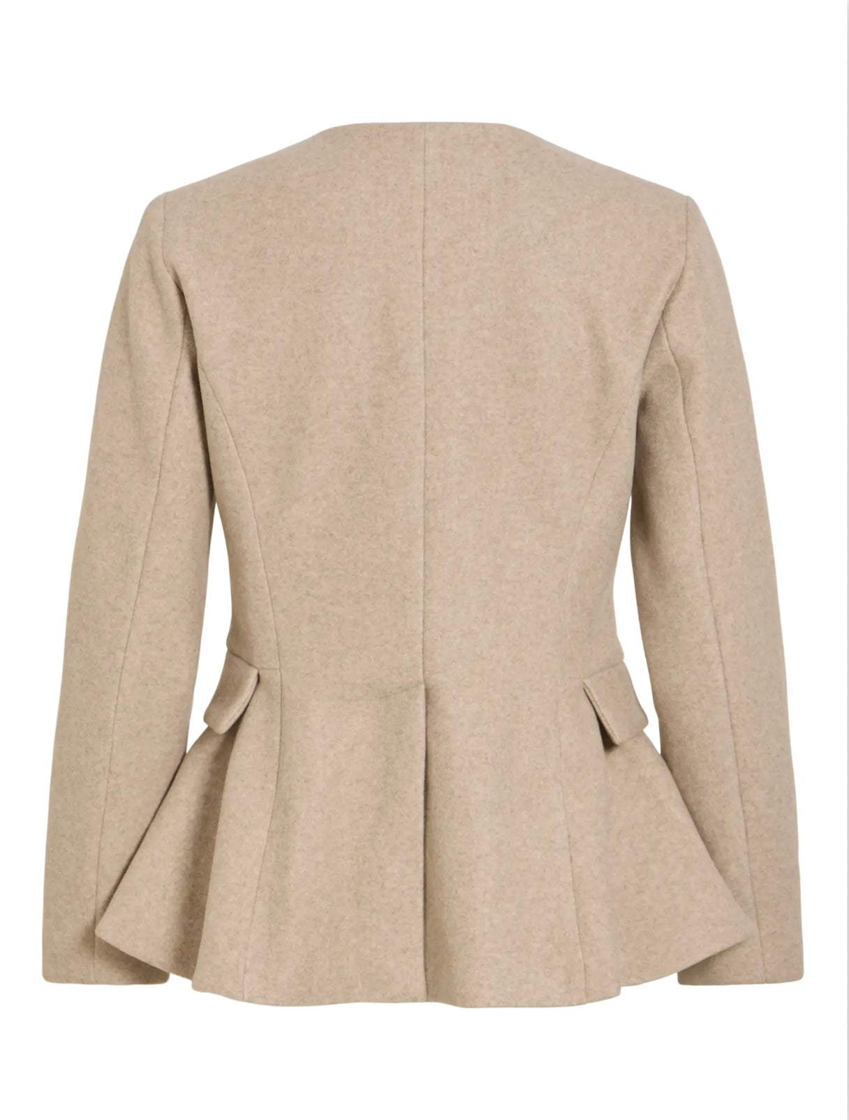 ViZikka L/S Waist Jacket-natural melange