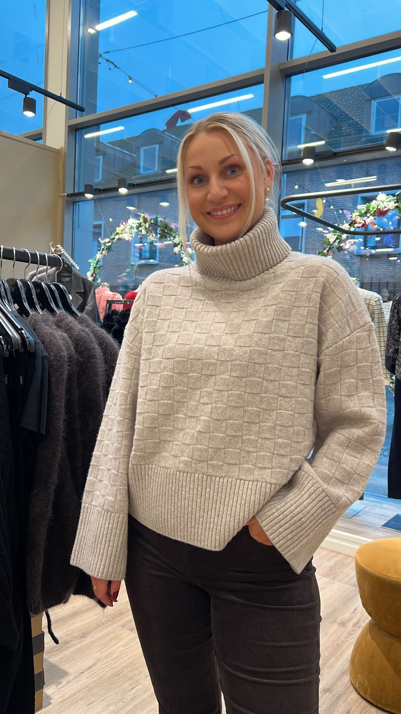 Karine merino sweater-beige