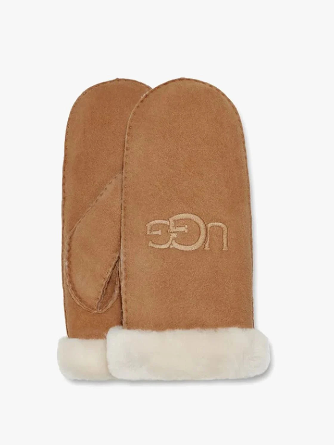 W Logo Mitten-chestnut