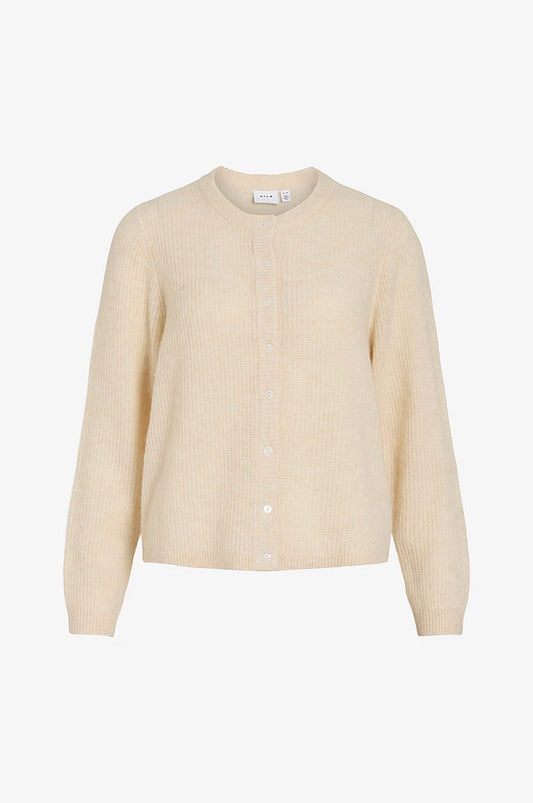 Vilory O Neck Cardigan-Sandshell