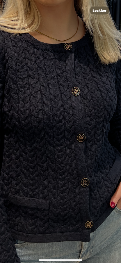 Ulla cotton Jacket-navy