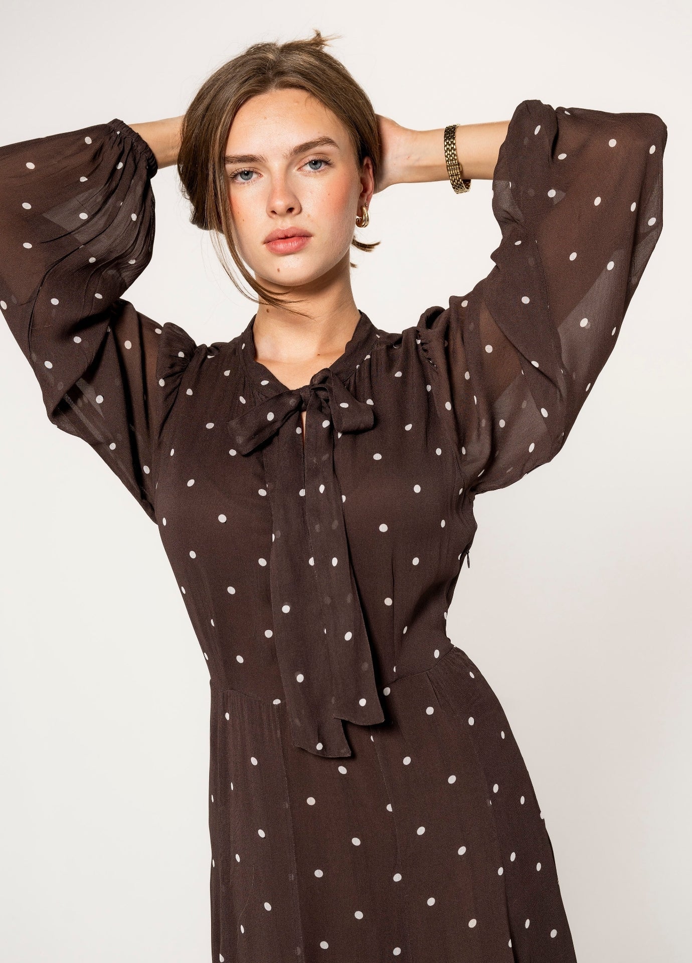 Daniella dress french dots