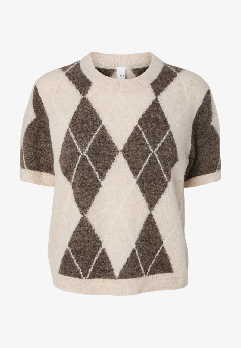 YasJohi SS Wool blend pullover-oatmeal