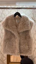 Morits kort vest -lys beige