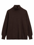 Fernanda Merino sweater-dark brown