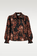 Yastilera Ls Shirt -black aop loumu