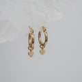 Goldie Hoop Tiny Heart