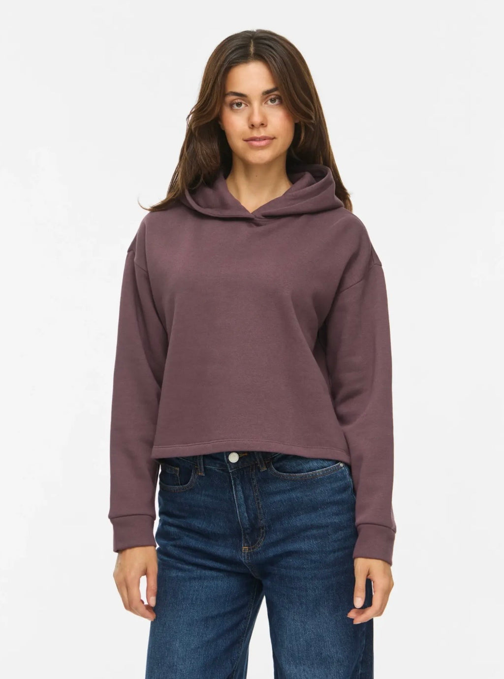 Vihuris Short Hoodie-raisin