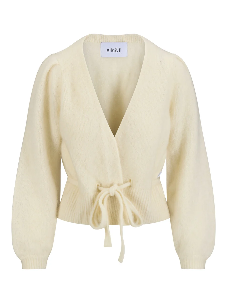 Malin chunky cardigan-bright white