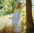 Seesucker Flounce Skirt