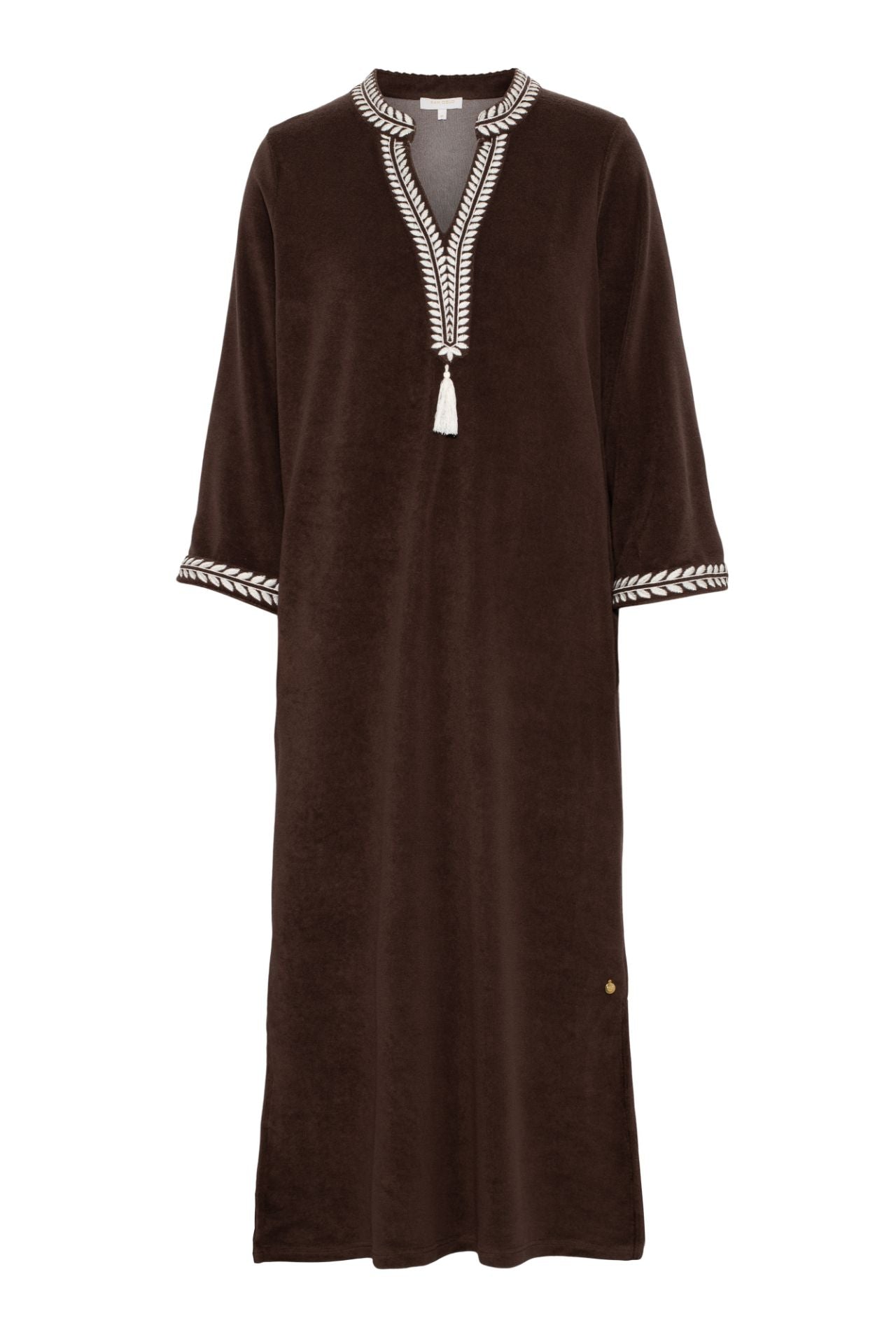 Kaftan Long Dress-brown