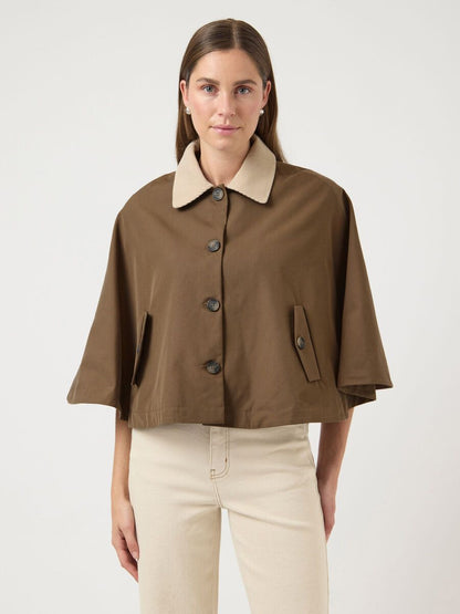YAsMaloma Short Trench Cape -shitakel