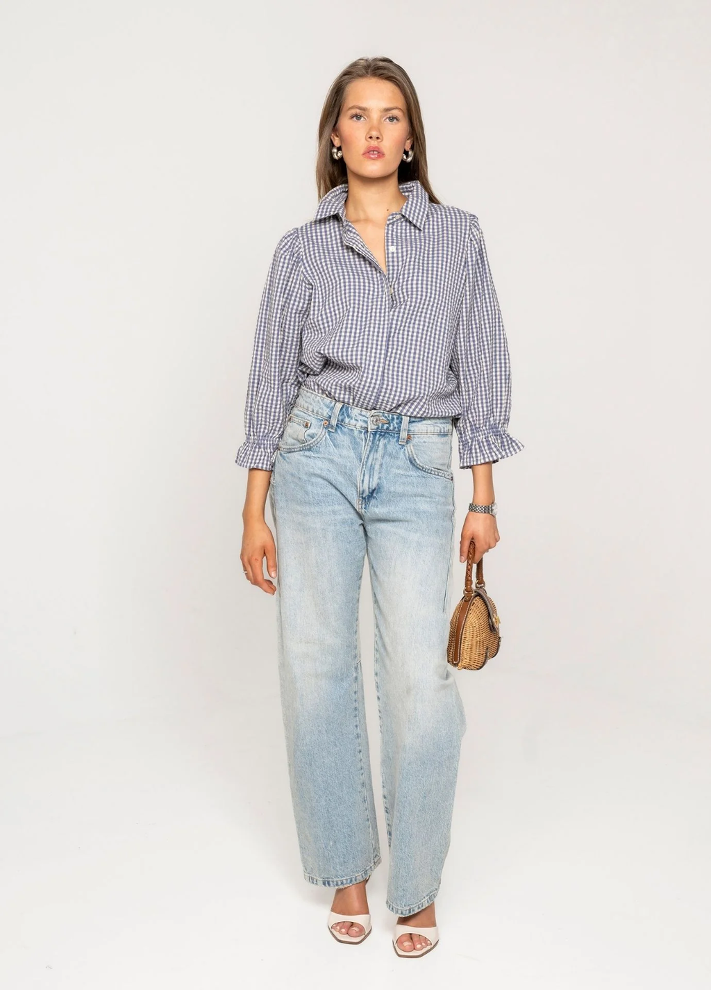 Amy Blouse-misty blue