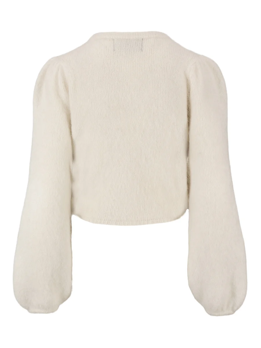 Amelia chunky cardigan-bright white
